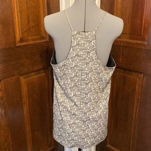 3/$20 Alya Mixed Pattern Razorback Dressy Striped Tank Top